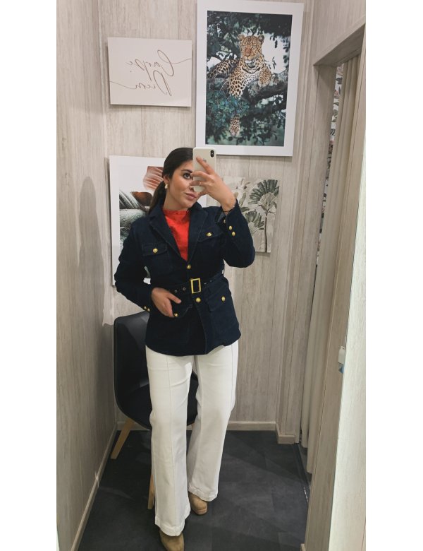 JEANS WIDE LEG PESPUNTE NEGRO