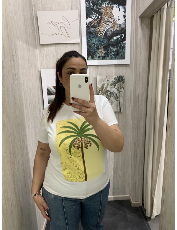 CAMISETA ALGODÓN PALMERA