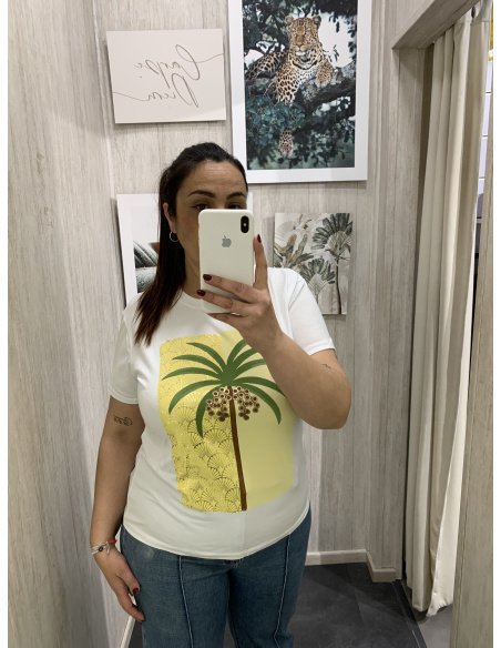CAMISETA ALGODÓN PALMERA