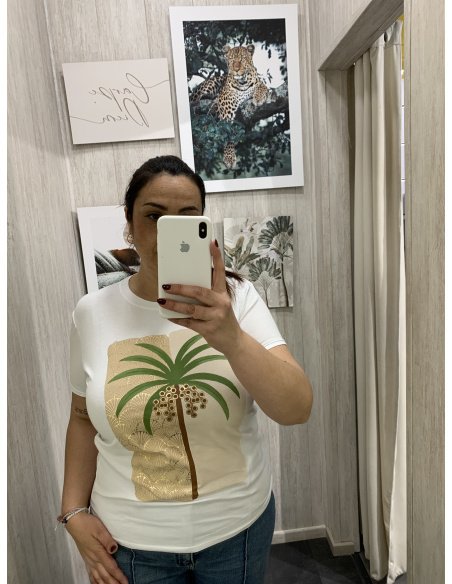 CAMISETA ALGODÓN PALMERA