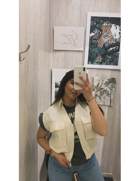 CHALECO BOMBER CREMALLERA