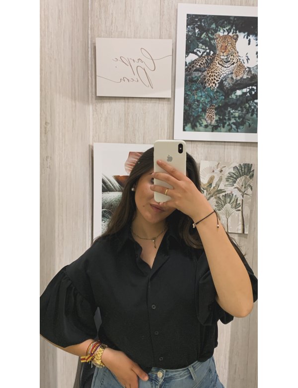 CAMISA FLUIDA MANGAS GLOBO