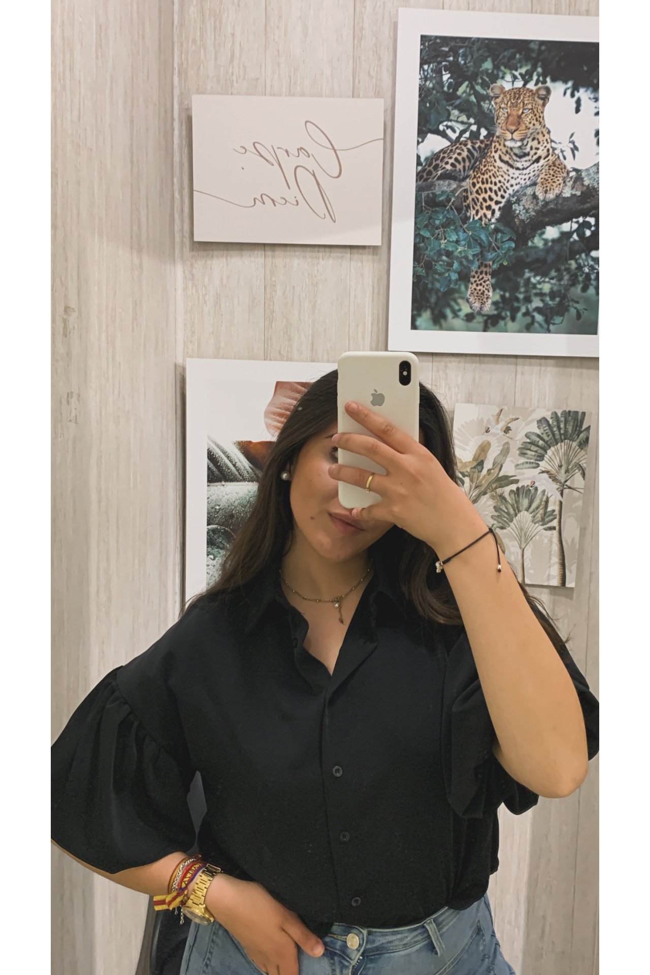 CAMISA FLUIDA MANGAS GLOBO