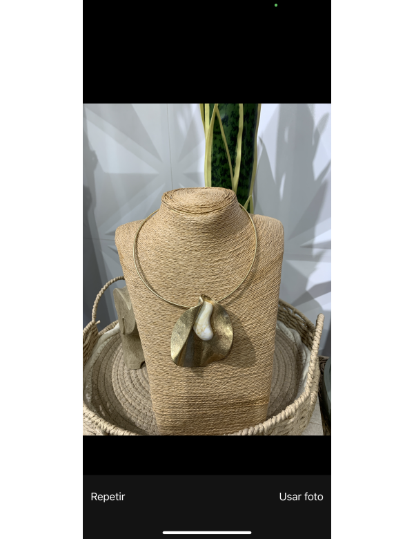 COLLAR RÍGIDO DORADO