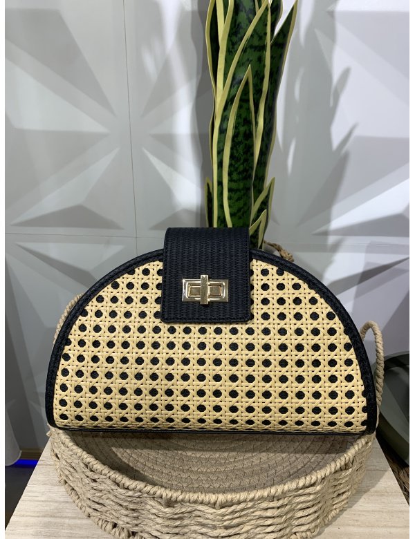 CARTERA OVALADA MIMBRE