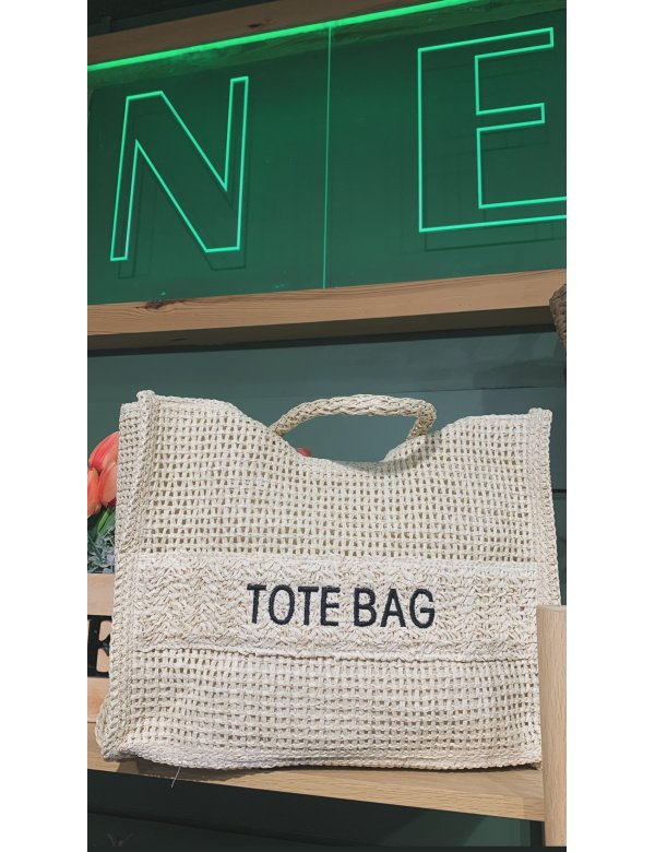 BOLSO TOTE RAFIA