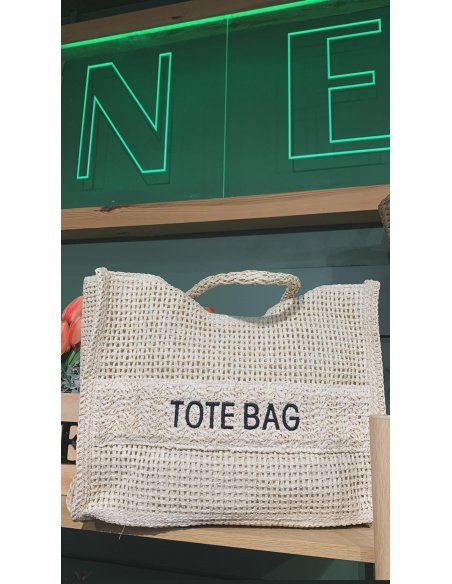 BOLSO TOTE RAFIA