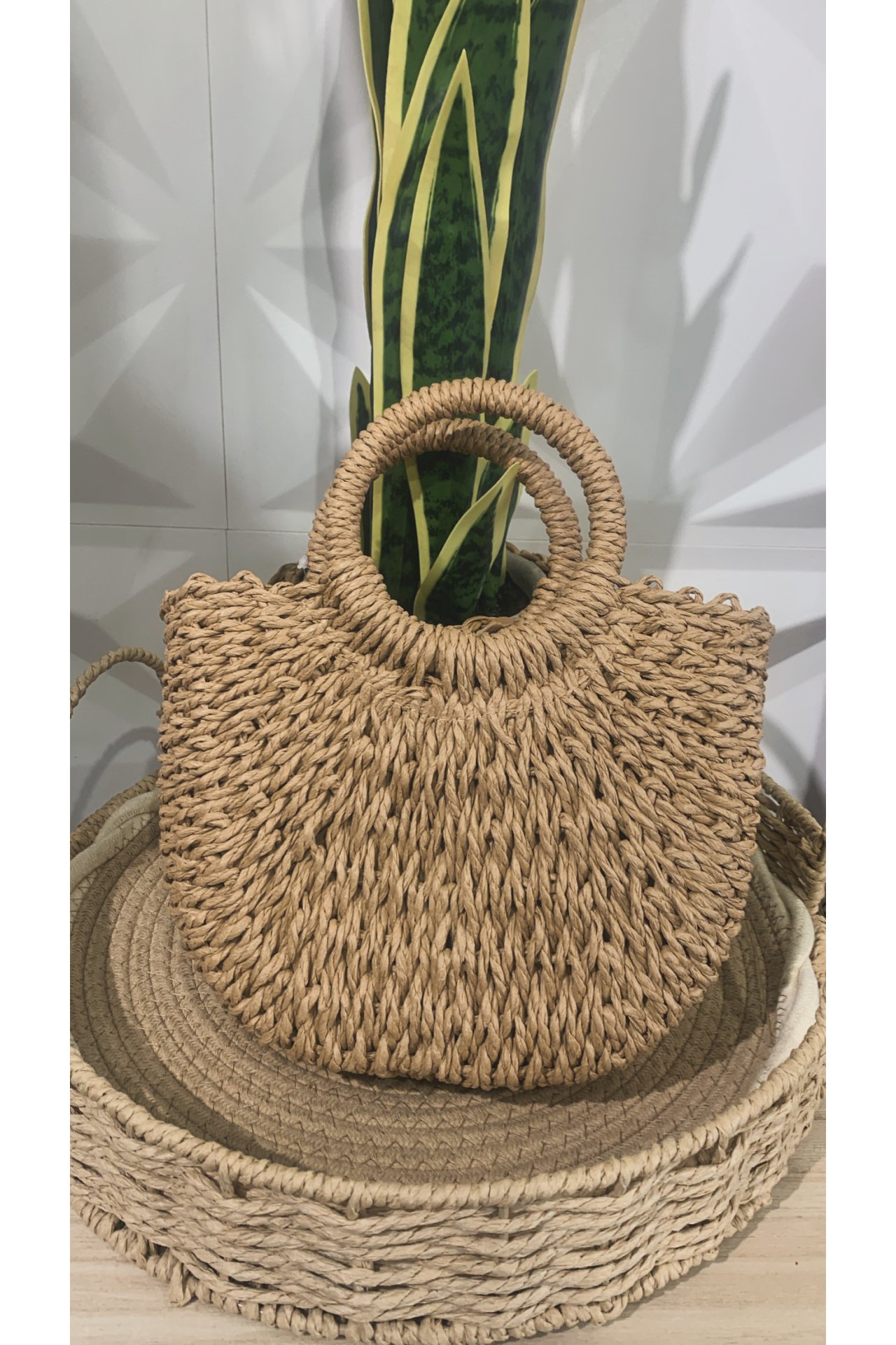 BOLSO RAFIA OVALADO MINI