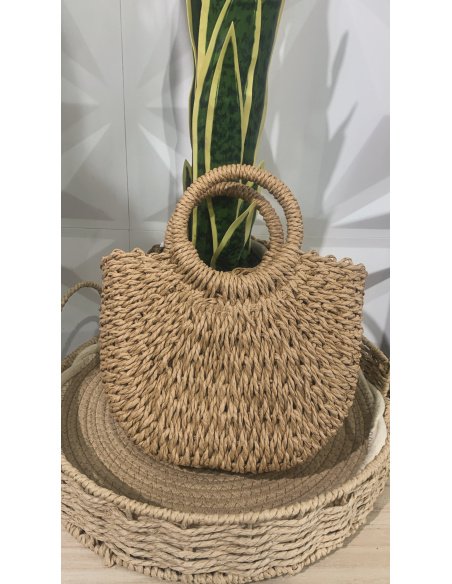 BOLSO RAFIA OVALADO MINI