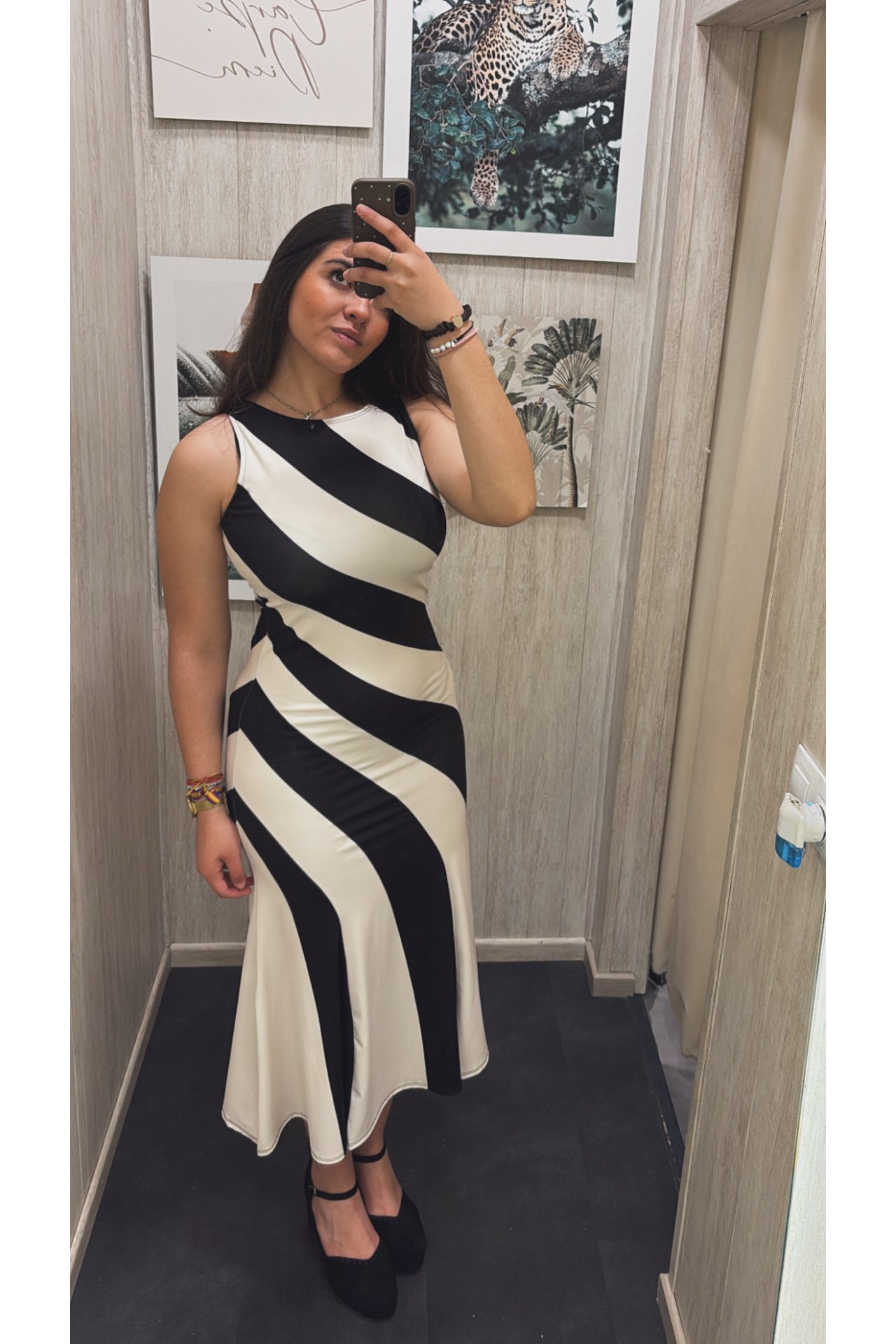 VESTIDO RAYAS LICRA FRÍA