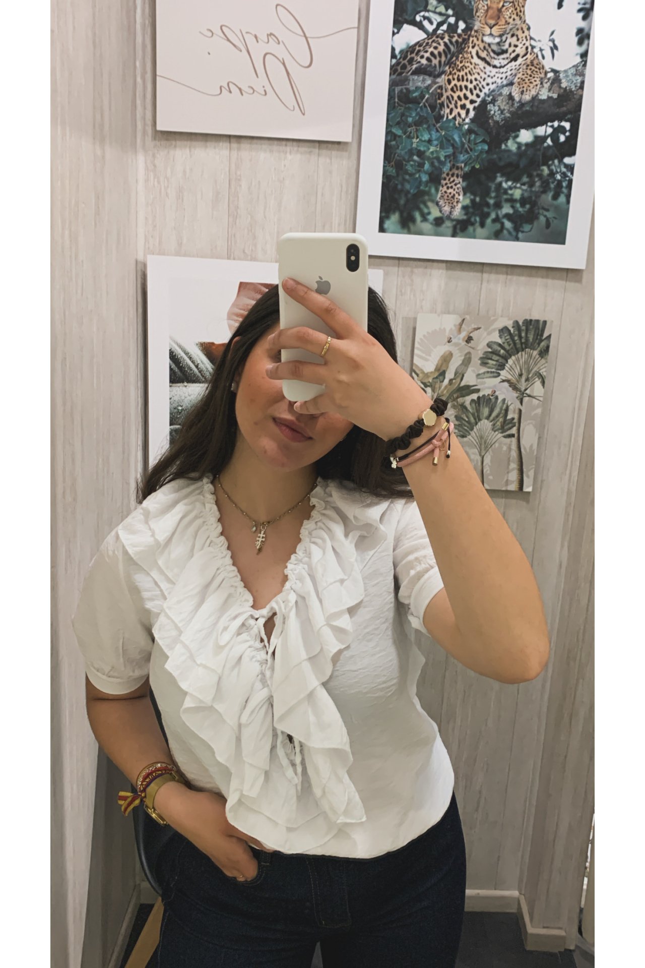 BLUSA VOLANTE CHORRERAS