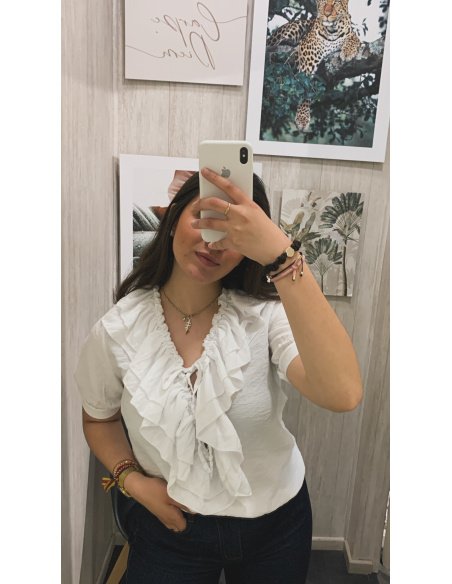 BLUSA VOLANTE CHORRERAS