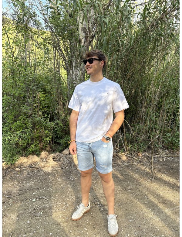 BERMUDA DENIM EFECTO ROTO DARÍO