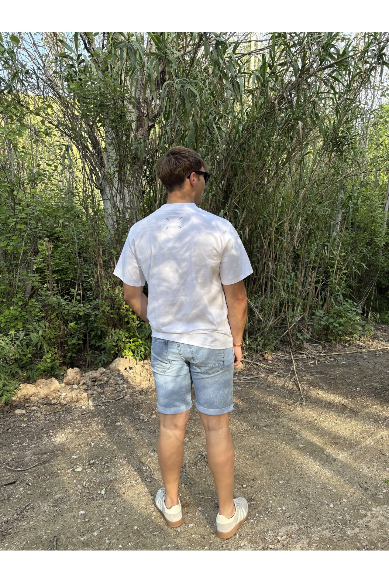 BERMUDA DENIM EFECTO ROTO DARÍO