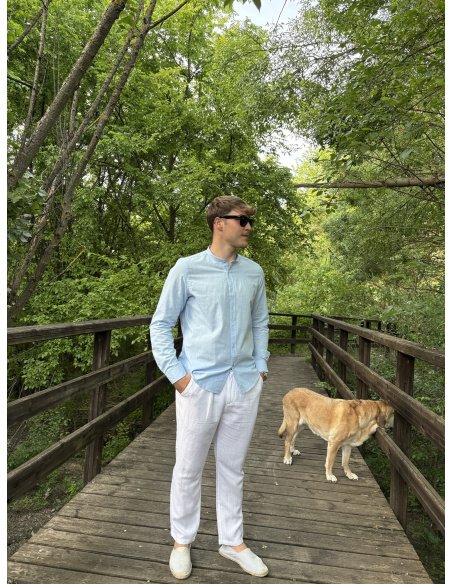 PANTALÓN CHINO LINO DANIEL BLANCO