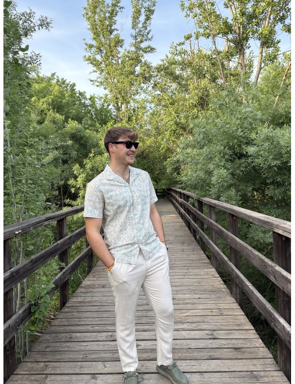 PANTALÓN CHINO LINO DANIEL BEIGE