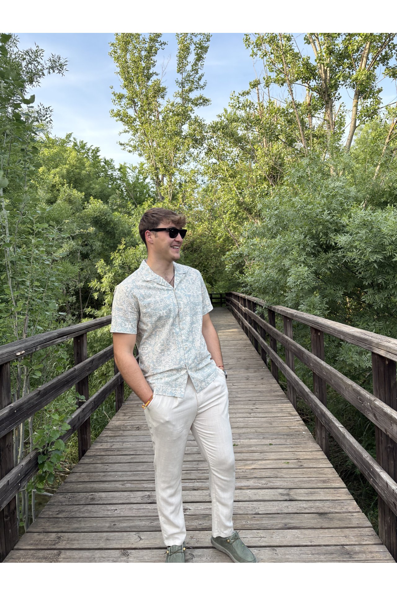 PANTALÓN CHINO LINO DANIEL BEIGE