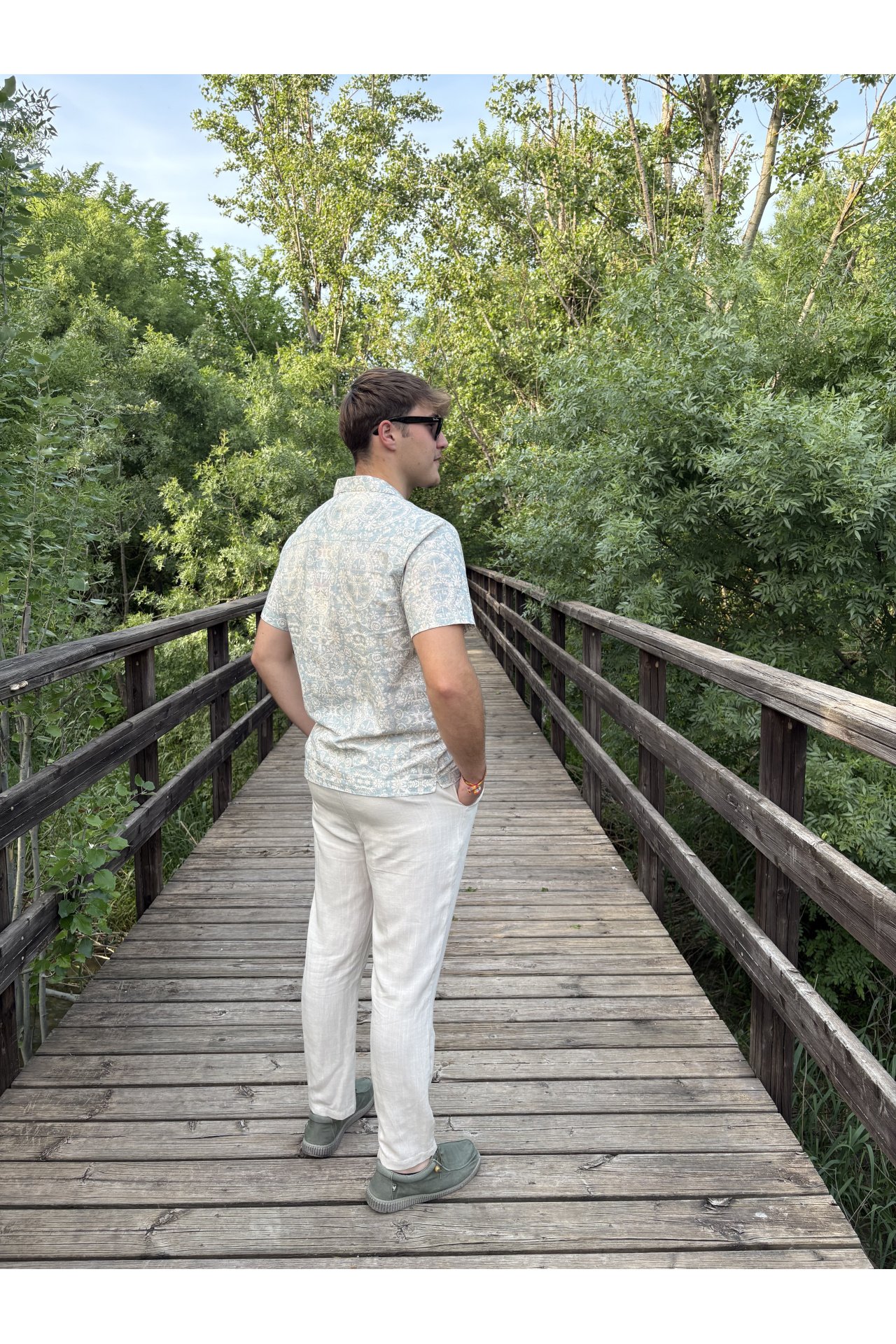 PANTALÓN CHINO LINO DANIEL BEIGE