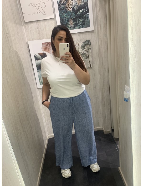 PANTALÓN FLUIDO EFECTO LINO