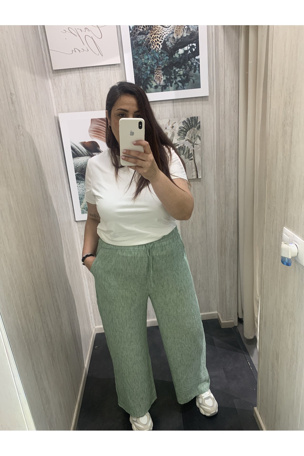 PANTALÓN FLUIDO EFECTO LINO