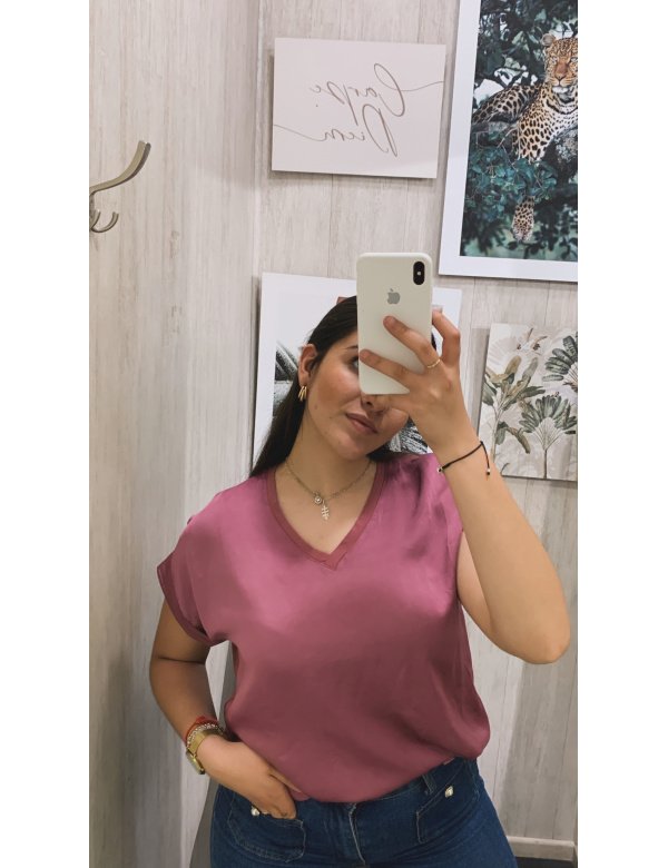 CAMISETA RASO DOBLE TEJIDO