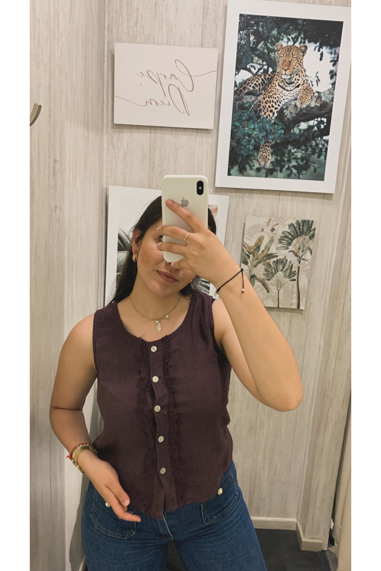 TOP LINO TIRA BORDADA