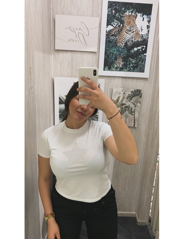 CAMISETA ESTRELLA TACHUELAS