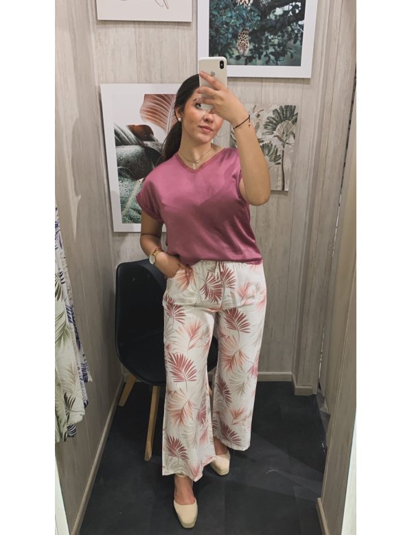 PANTALÓN FLUIDO PALMERAS