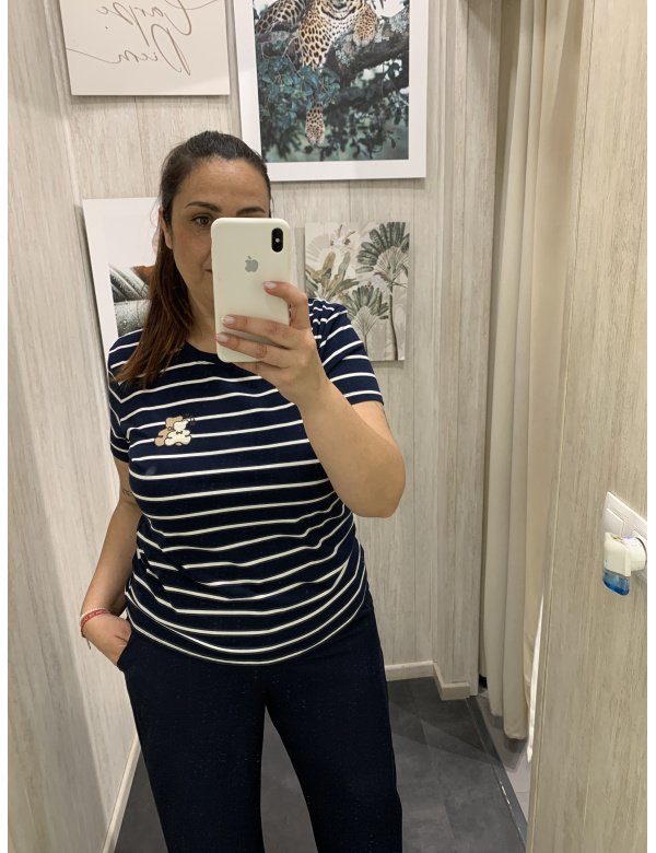 CAMISETA RAYAS OSITO