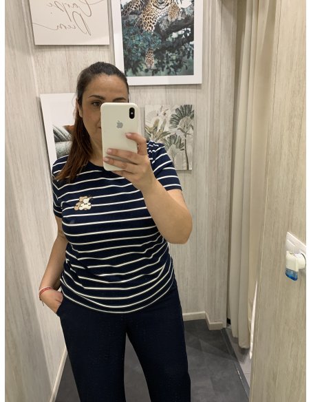 CAMISETA RAYAS OSITO