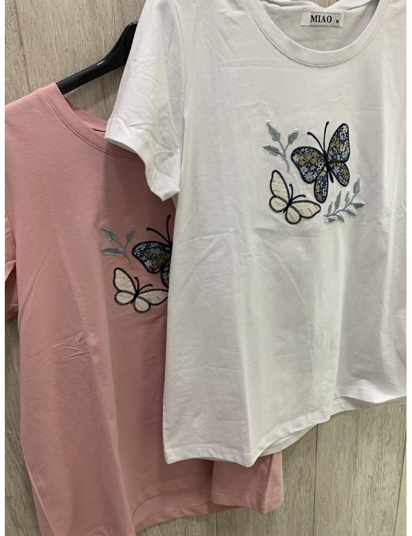 CAMISETA MARIPOSA MANGA CORTA 2