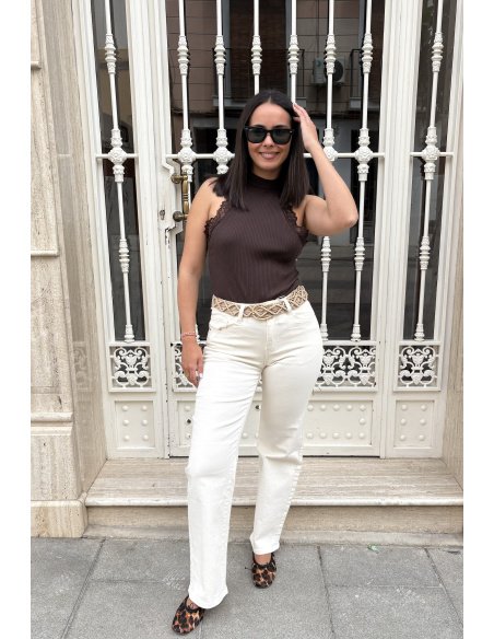 JEANS WIDE LEG ESTRELLA TACHUELAS