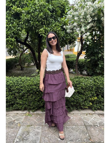 FALDA LARGA VOLANTES