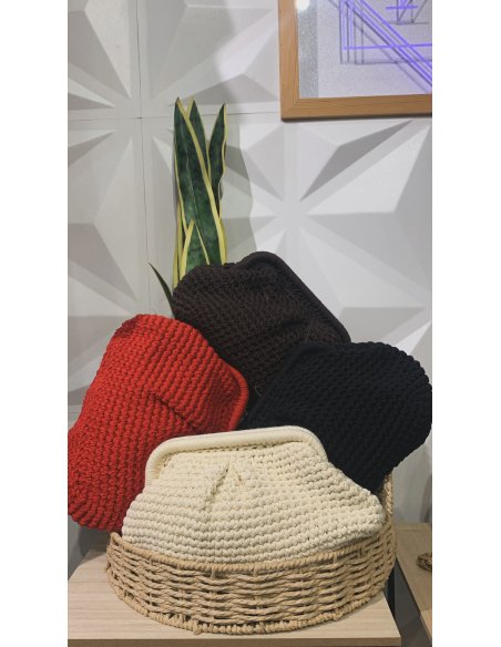 BOLSO OVALADO CROCHET BÁSICO