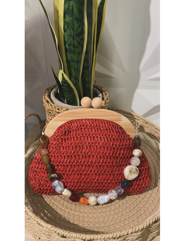 BOLSO RAFIA BOLAS