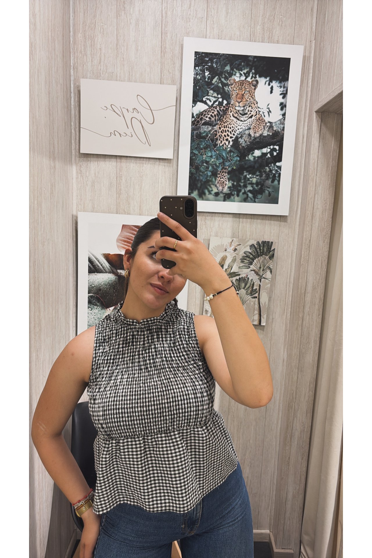 BLUSA VICHY NIDO ABEJA