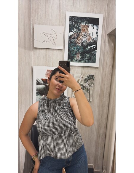 BLUSA VICHY NIDO ABEJA