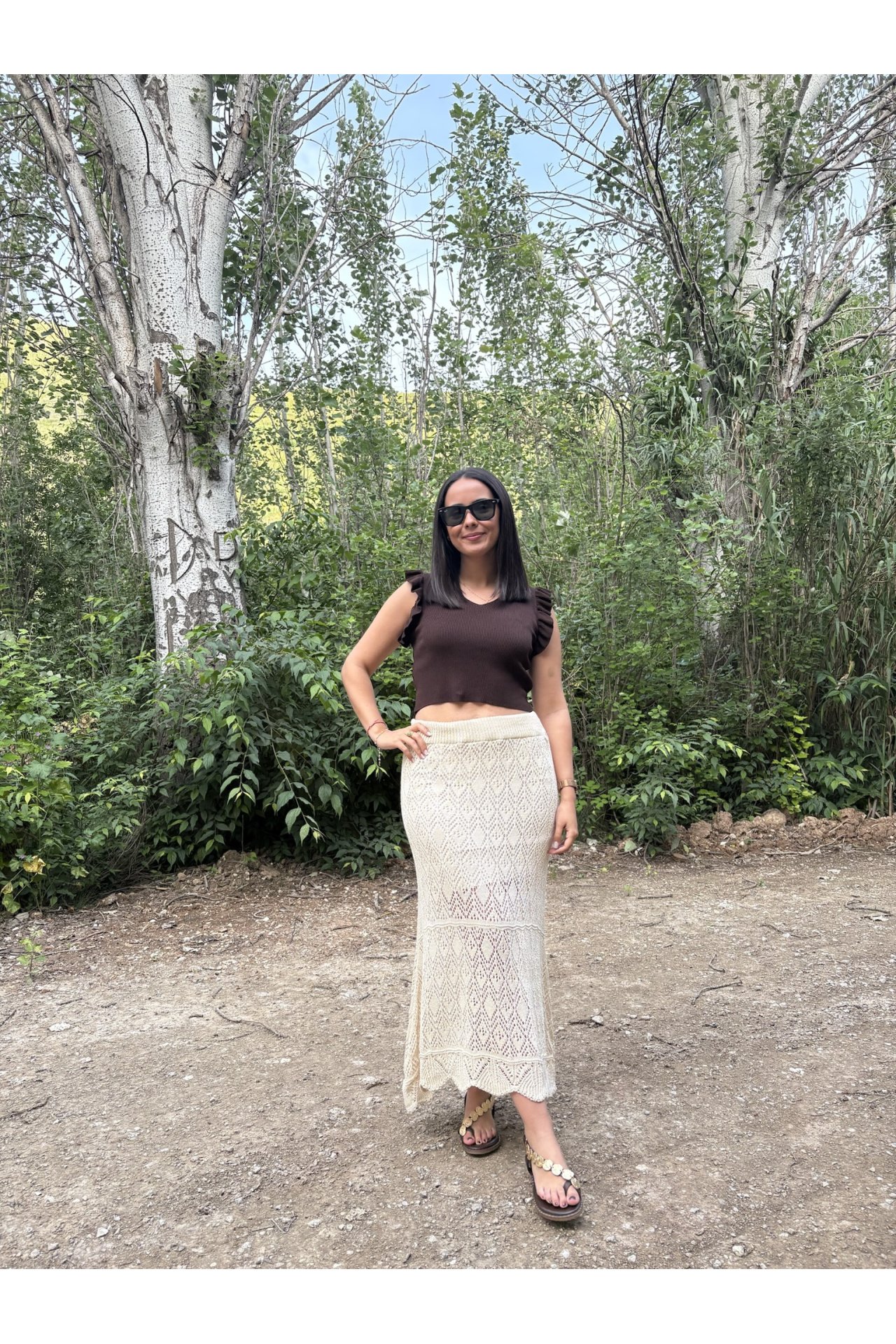 FALDA EBASÉ CROCHET