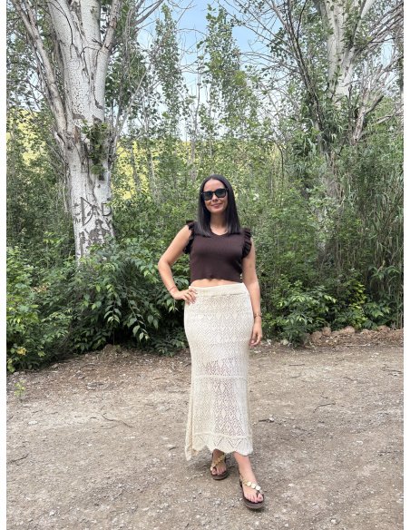 FALDA EBASÉ CROCHET