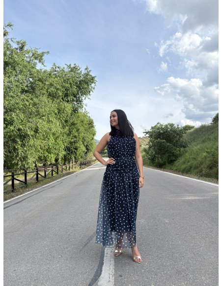 VESTIDO TULL LUNARES