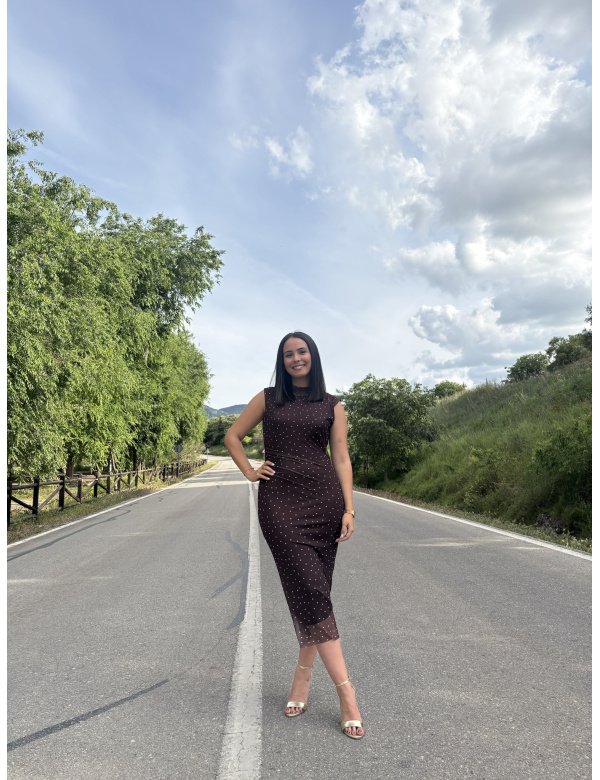 VESTIDO TUL LUNARES