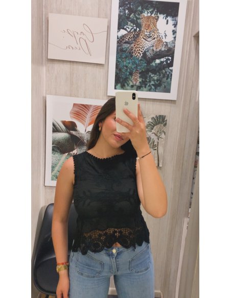 TOP BORDADO CROCHET