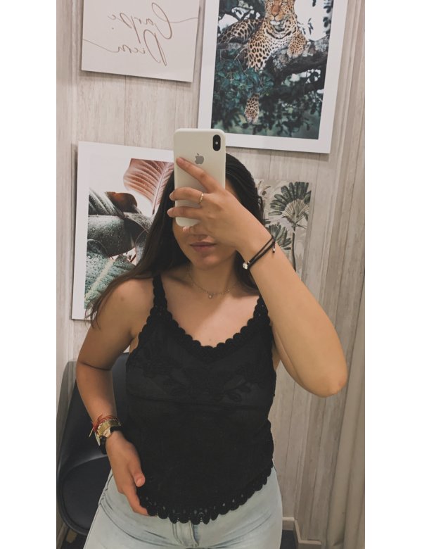 TOP BORDADO TIRANTES CROCHET