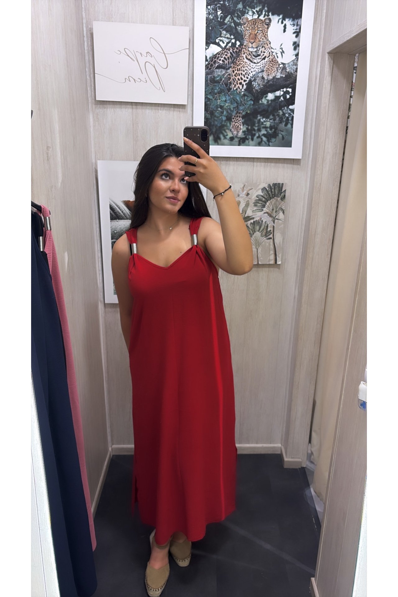 VESTIDO DETALLE PLATEADO