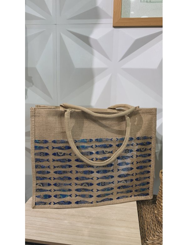 BOLSO RAFIA PECES