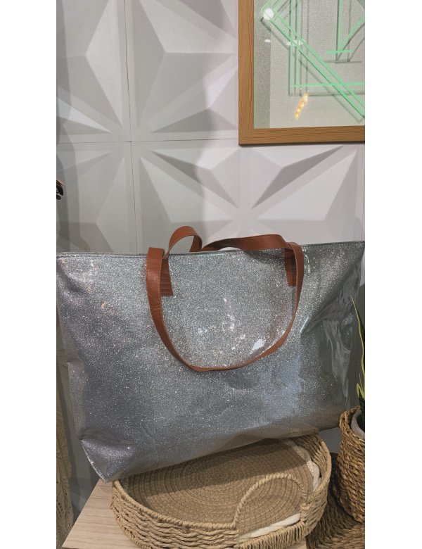 BOLSO PLAYA BRILLO