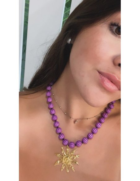 COLLAR MORADO SOLES