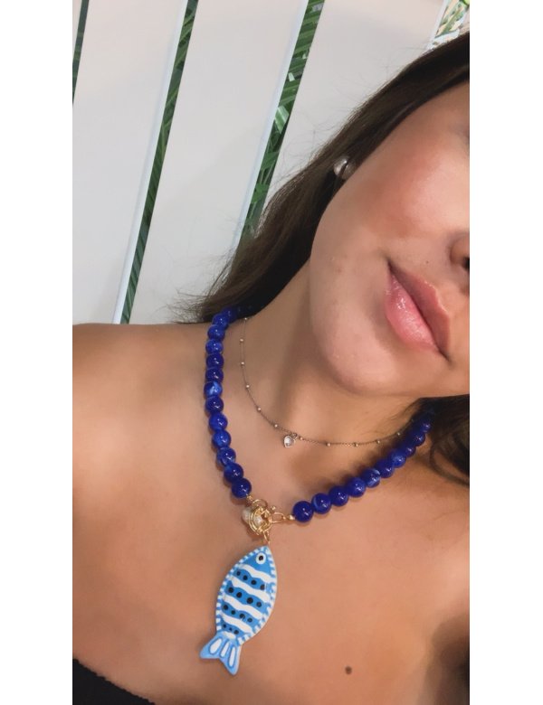 COLLAR PEZ GRANDE COLORES