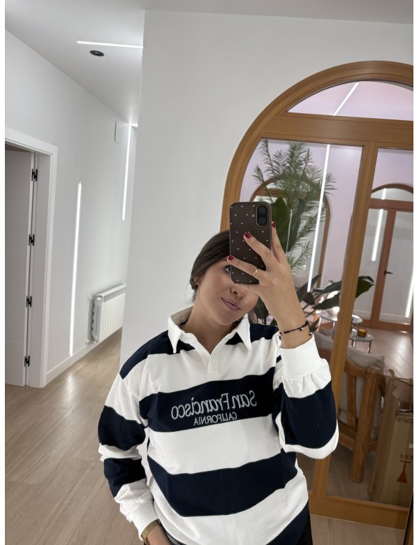 SUDADERA RAYAS SAN FRANCISCO
