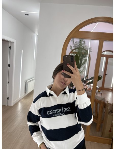 SUDADERA RAYAS SAN FRANCISCO